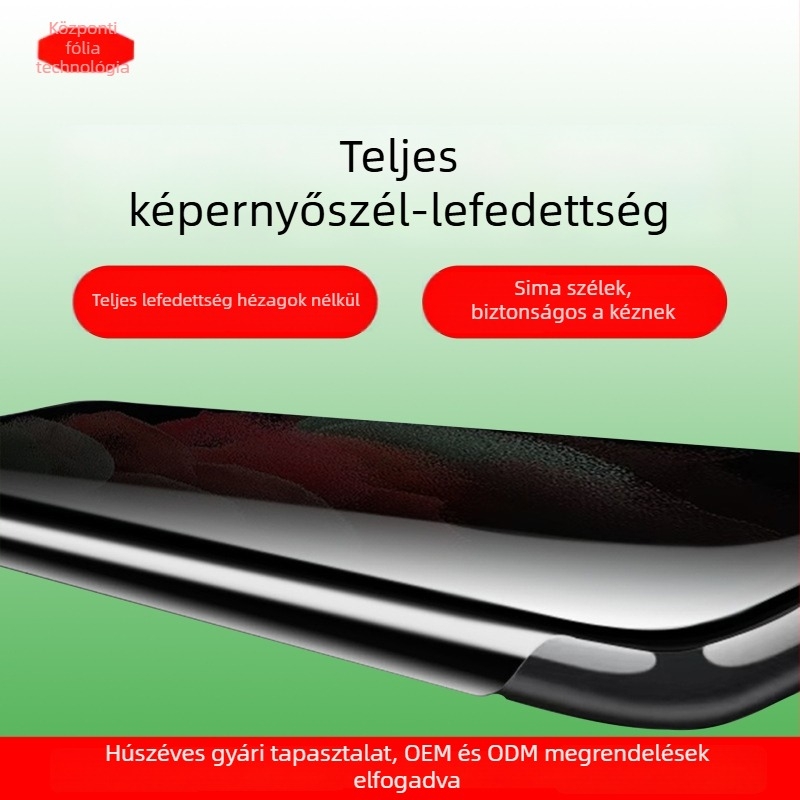 Samsung Galaxy S23 Ultra adatvédelmi képernyővédő — matt hidrogél fólia, teljes lefedés, rugalmas, önjavító