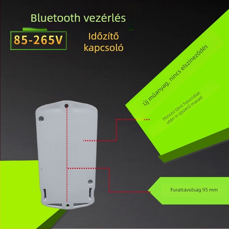 Bluetooth LED időzítő, intelligens időzítés, 30A egyfázisú kapcsoló, vezeték nélküli vezérlés, AC85-220V
