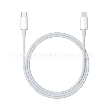 Gyors töltésű fonott USB-C–USB-C kábel, 240W, Apple és Android telefonokhoz