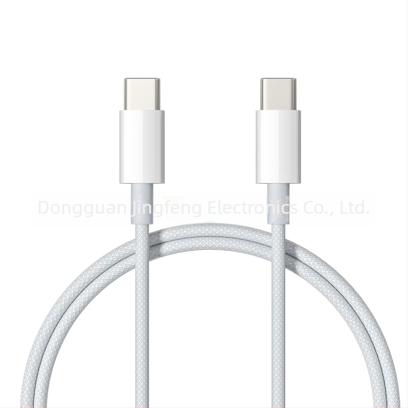 Gyors töltésű fonott USB-C–USB-C kábel, 240W, Apple és Android telefonokhoz