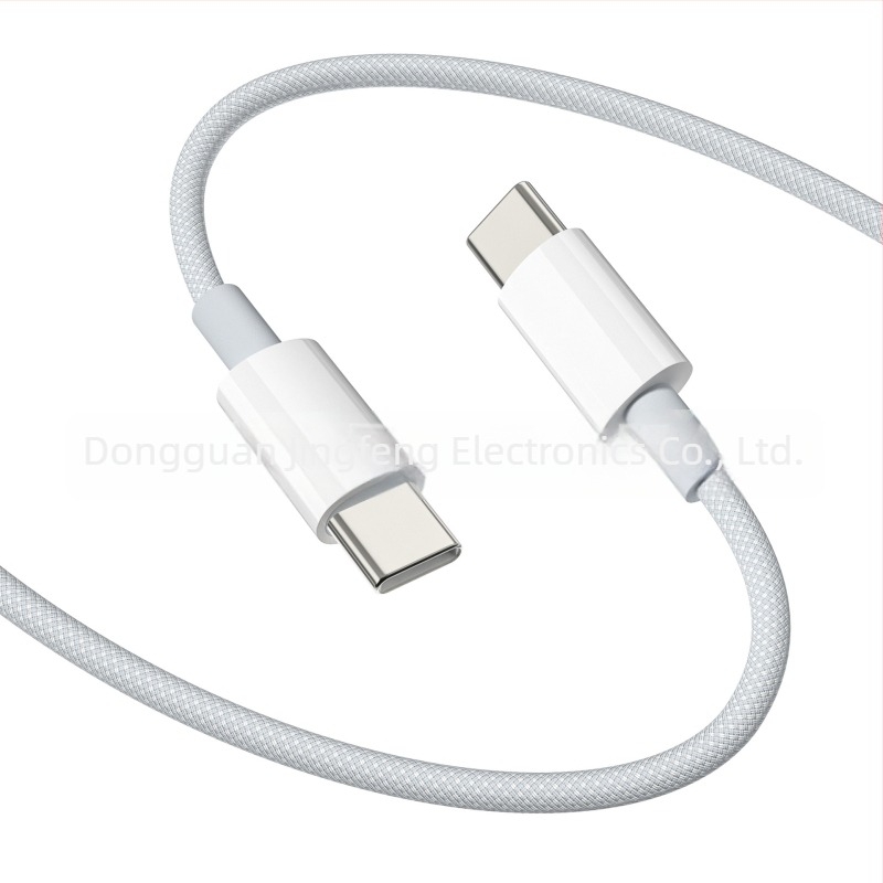 Gyors töltésű fonott USB-C–USB-C kábel, 240W, Apple és Android telefonokhoz