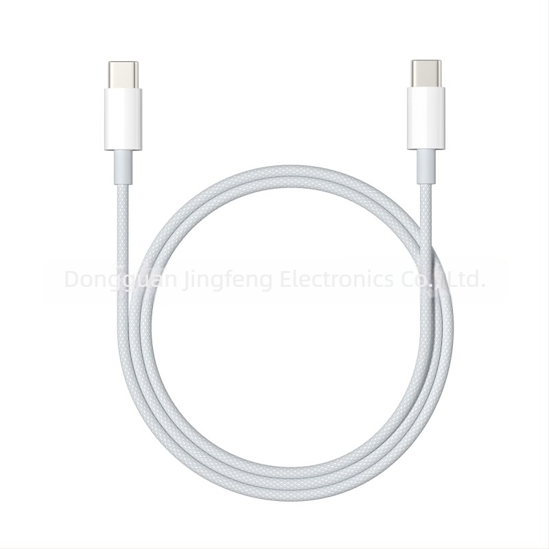 Gyors töltésű fonott USB-C–USB-C kábel, 240W, Apple és Android telefonokhoz