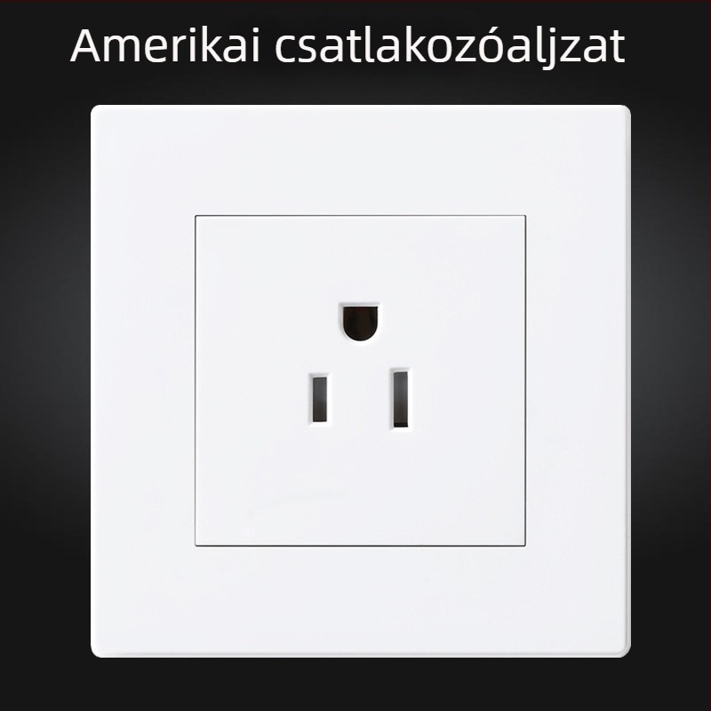 Amerikai szabványú 5-15R falicsatlakozó, 86-os panel, 110V, 15A