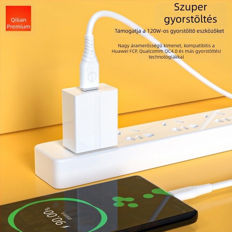 Android adatkábel, 1,8 m, TPE, Micro USB, kompatibil Xiaomi, Huawei és Honor telefonokkal, gyors töltés