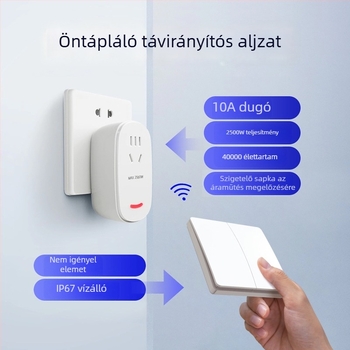 EBELONG vezeték nélküli kinetikus energia kapcsoló Shenghui Country Garden panellel, kábelek nélkül, távirányítóval, otthoni használatra, önenergia-termelő