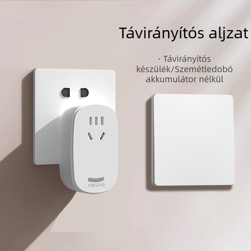 EBELONG vezeték nélküli kinetikus energia kapcsoló Shenghui Country Garden panellel, kábelek nélkül, távirányítóval, otthoni használatra, önenergia-termelő