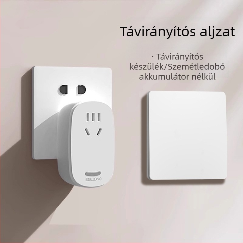 EBELONG vezeték nélküli kinetikus energia kapcsoló Shenghui Country Garden panellel, kábelek nélkül, távirányítóval, otthoni használatra, önenergia-termelő