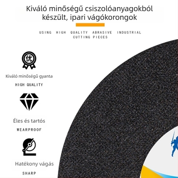 Jinluoma Vágókorong 350 és Csiszolókorong 400, Fémhez és Rozsdamentes Acélhoz, Gyantás Kötés, Szögcsiszolóhoz