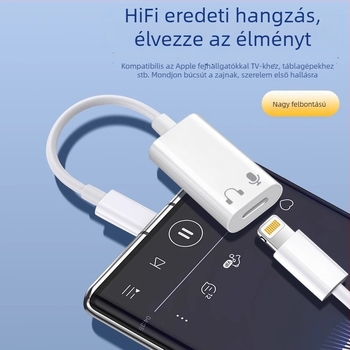 Lightning–USB audió adapter Apple fülhallgatókhoz – MacBook-kompatibilis