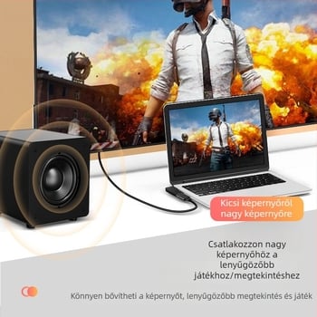 DisplayPort 8K hajlított adapter, 90°-os szög, DP férfi és női csatlakozók, 1.4/1.2 hosszabbító