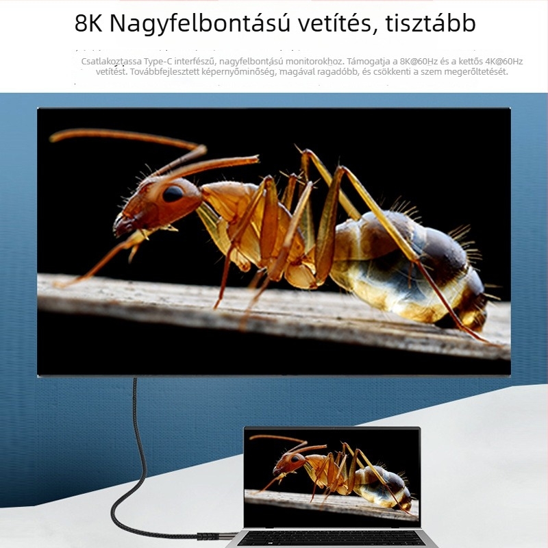 USB4 adatkábel, 3 m hosszú, 240W gyors töltés, Type-C, fonott, hordozható, 40 Gbps adatátvitel