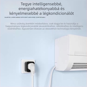 Tuya App okos klímaberendezéshez való dugalj Wi‑Fi távoli hőmérséklet-szabályozással és energiafogyasztási statisztikákkal, 16A Xiaodu hangszóró