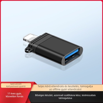 USB–Lightning átalakító adatátvitelre és töltésre, OTG adapter