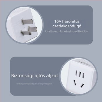 Auge 175 Mágikus Kocka Háromtűs Áramellátó Adapter, Többszöri Aljzat 15 Lyukú, Magas Teljesítményű Hosszabbító 10A