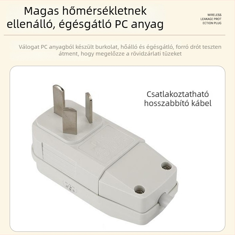 Vezeték nélküli szivárgásvédő dugó melegítőhöz és intelligens vécéhez, KP testreszabott modell