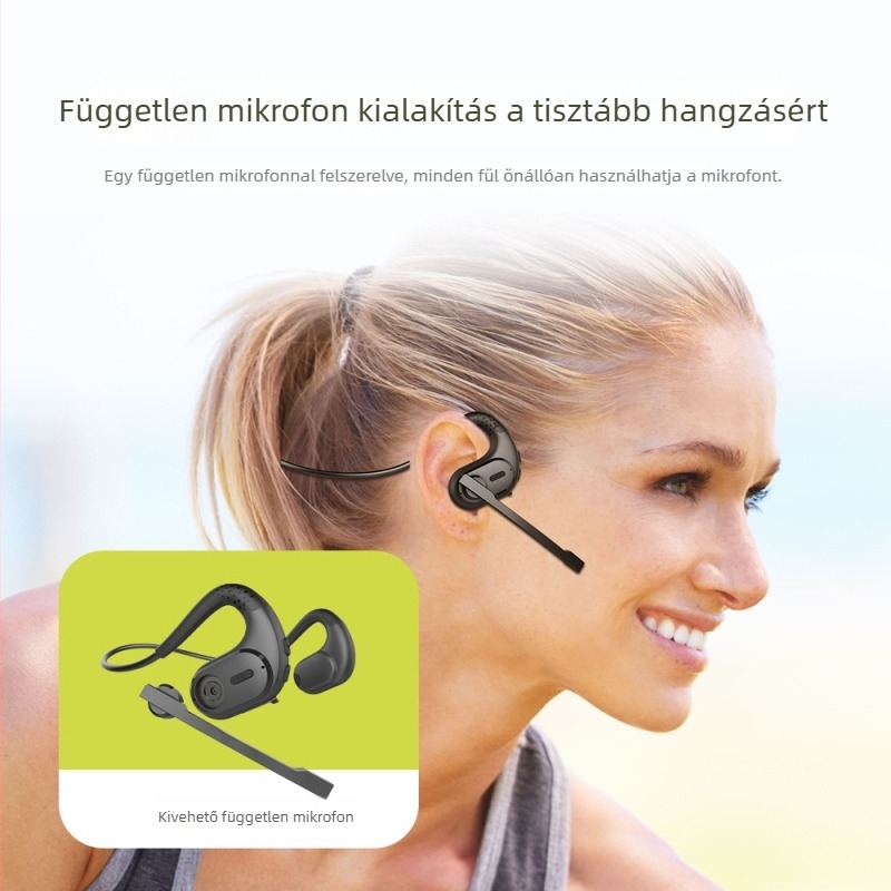 G9 Bluetooth headset telefonhívásokhoz, leválasztható mikrofon, sztereó hangzás, HD hívás, IPX5 vízálló, Bluetooth 5.3, 10 m hatótávolság, 8 órán felüli üzemidő, üzleti fejhallgató