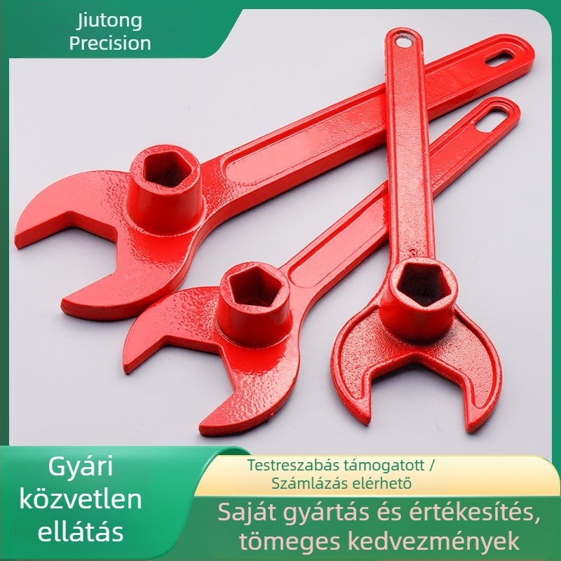 Erős öntött acél tűzcsap kulcs spray bevonattal