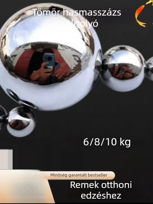 Tömör acél hasi masszázs labda, nagy méretű, 8 kg vagy 6 kg