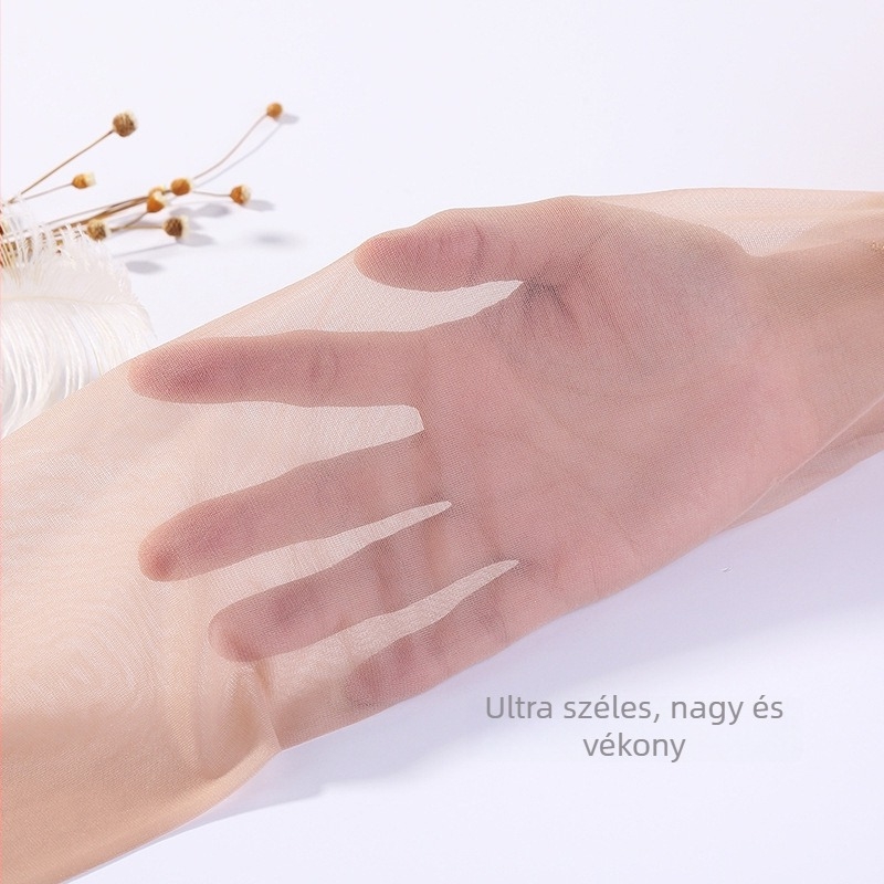 Lily 6911 5D ultra vékony harisnya, testreszabható vágás, extra széles méret, nyári átlátszó harisnyanadrág, anti-snag