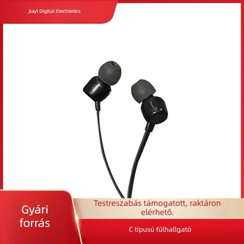 USB-C-s vezetékes fülhallgató iPhone 15 és Android eszközökhöz