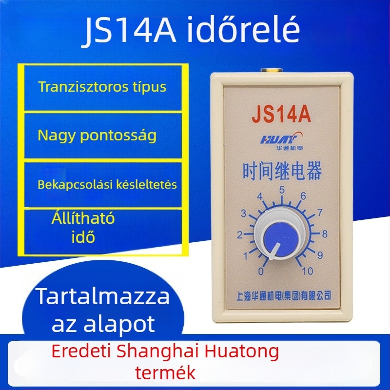 JS14A időrelé, 380V/220V, 10/30/60 s