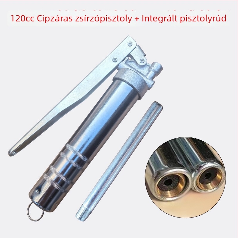 120cc lánc kenőzsírpisztoly japán stílusú kézi, NSK kenőzsír 80 g, Caterpillar berendezéshez