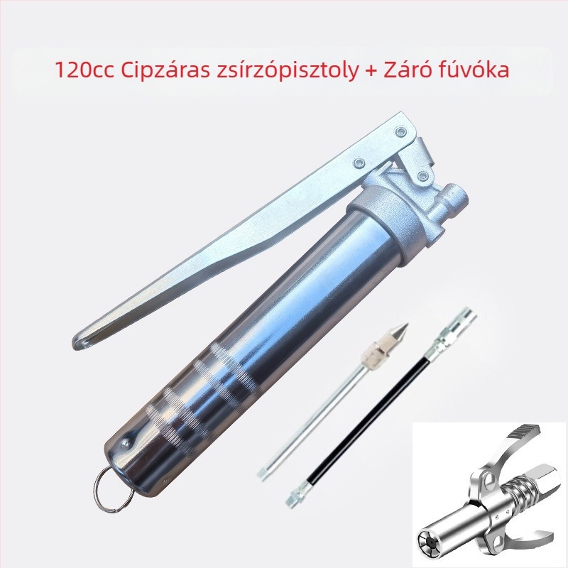 120cc lánc kenőzsírpisztoly japán stílusú kézi, NSK kenőzsír 80 g, Caterpillar berendezéshez