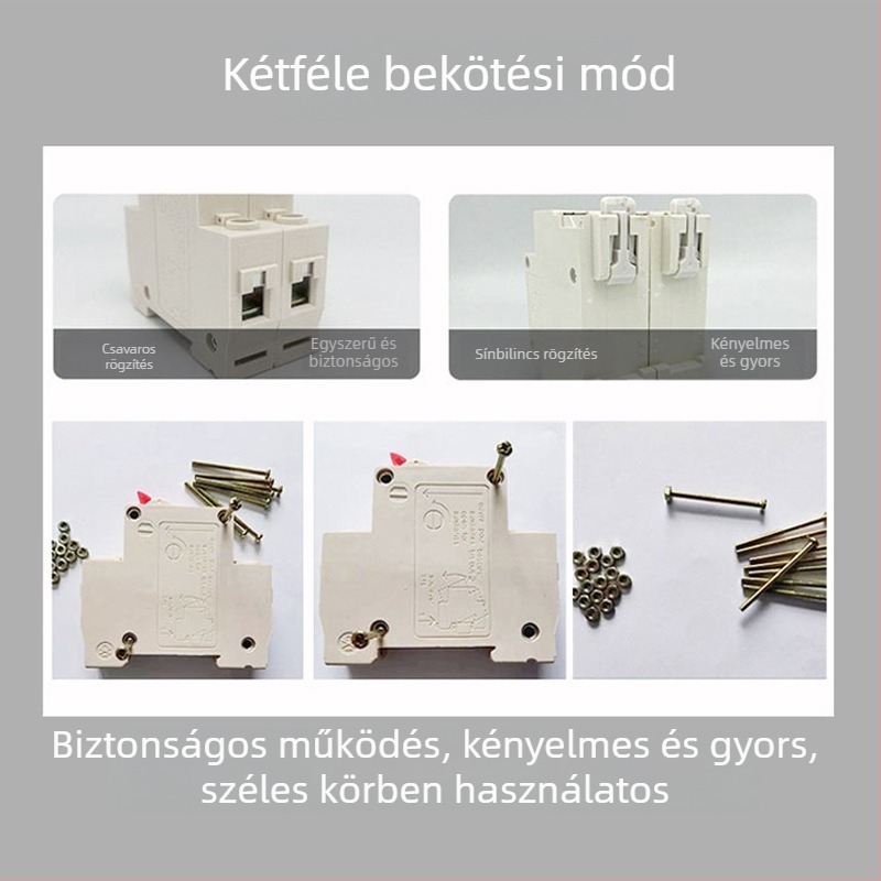 Elektromos jármű kapcsolója, 12V-48V, air circuit breaker, 1P63A/100A, DZ47-63 sorozat