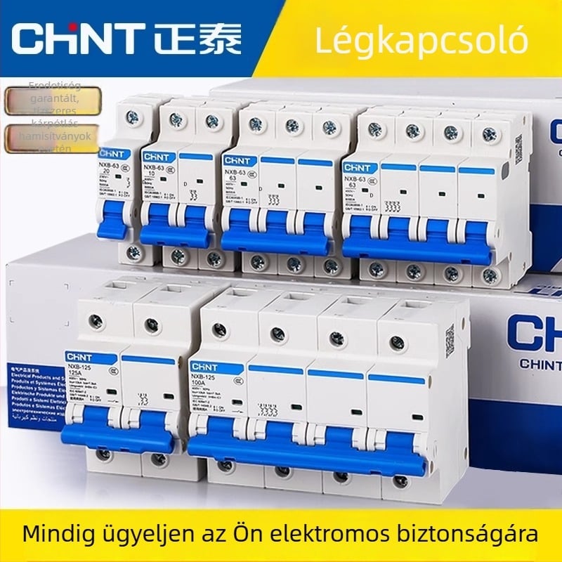 Chint NXB miniáramkör-megszakító, 1P 2P 3P, DZ47-63A, háztartási használatra
