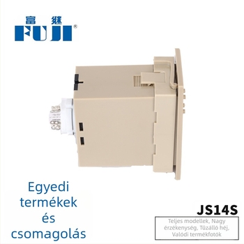 JS14S/999S.999M digitális kijelzős időrelé, ezüstötvözet