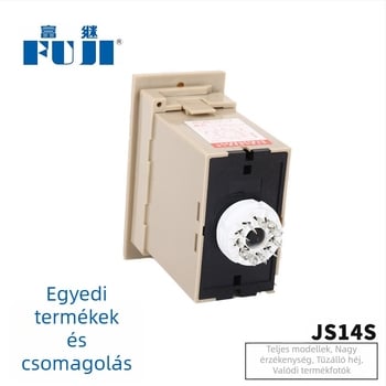 JS14S/999S.999M digitális kijelzős időrelé, ezüstötvözet