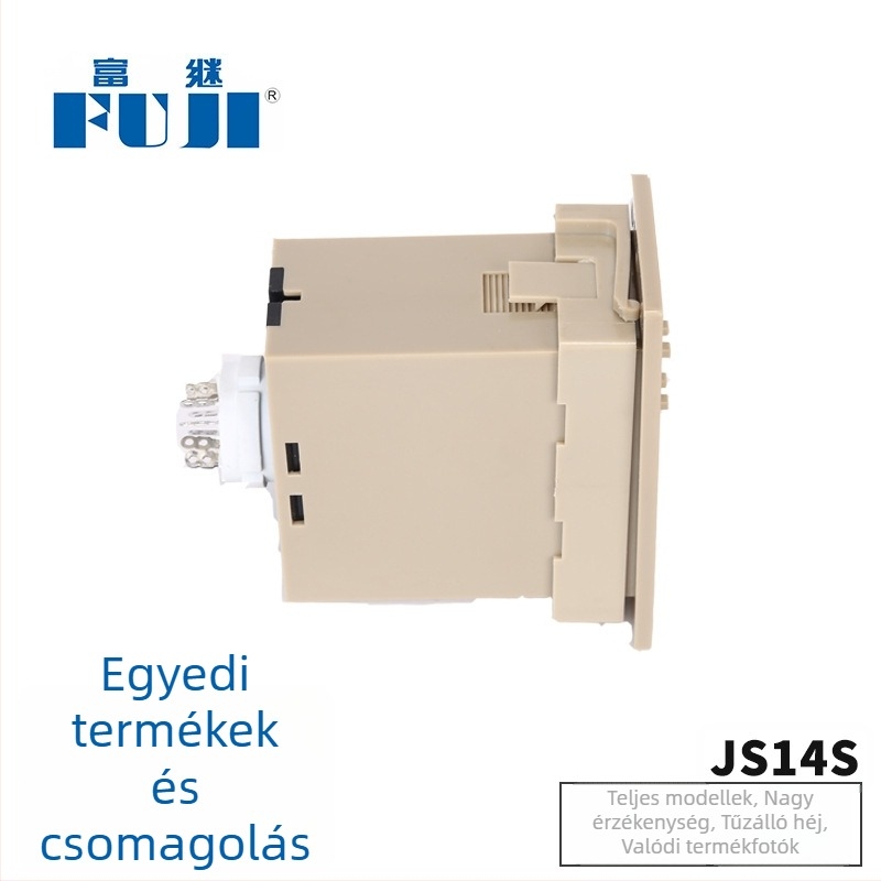 JS14S/999S.999M digitális kijelzős időrelé, ezüstötvözet