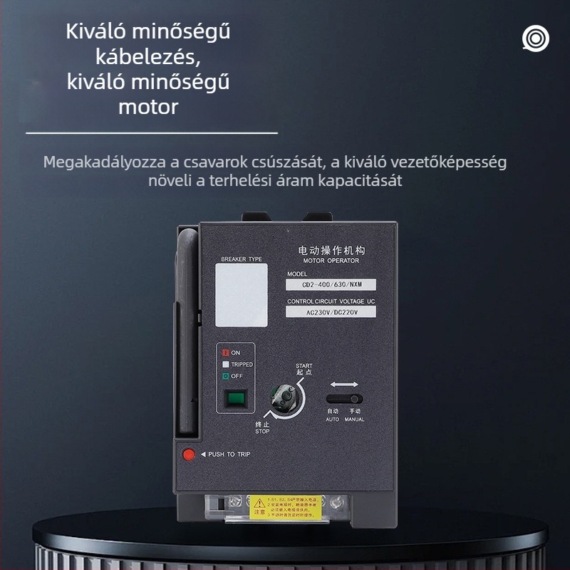 Elektromos működtető mechanizmusú áramkör-megszakító CM1/CDM3/NXMCD2-63/125/250/400/630