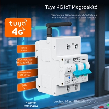 Maiqi Electric 4G intelligens áramkör-megszakító távoli vezérléssel mobiltelefonról és időzítővel