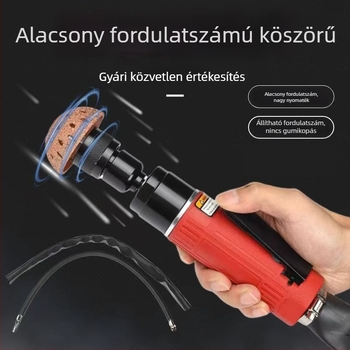 Pneumatikus alacsony fordulatszámú csiszoló és tál alakú ötvözet csiszoló eszköz autógumi javításához