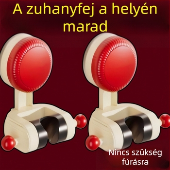 Zuhanytartó vákuumos pohárral, állítható, fúrás nélküli