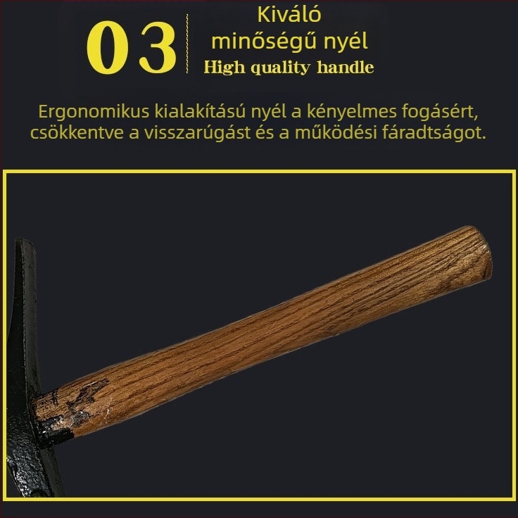 Cipőkalapács, talpakalapács, cipőgyártó eszköz, kis méret, fa markolat, kézműves, kerek fej