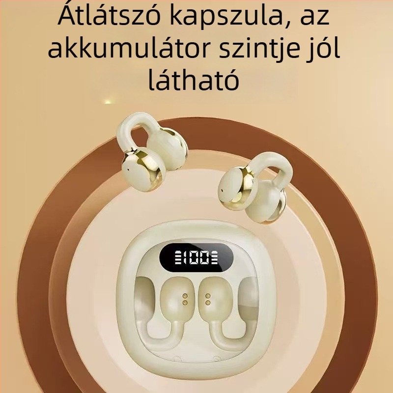 X31 fülcsipeszes Bluetooth fejhallgató LED kijelzővel, HD hangzás, hosszú üzemidejű, kényelmes viselet