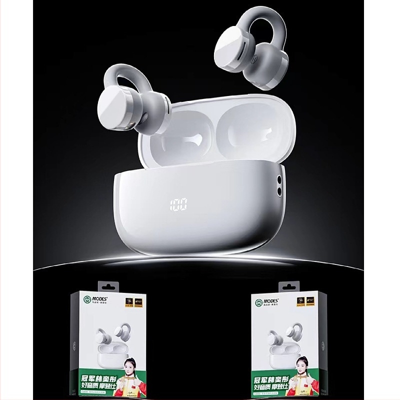 Modern G800 Szelvékhez rögzített vezeték nélküli Bluetooth fülklipszes készülék csontvezetéses technológiával, TWS sztereó, Bluetooth 5.0, IPX5, 8 órán felüli üzemidő, 2024 kiadás