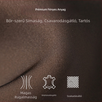 Kis testmagasságú, 140 cm, fekete fényes belső fleece-szel bélelt vastag nylon harisnyanadrág formázó hatással