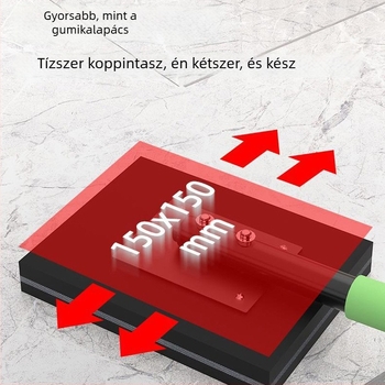 Nagy méretű gumi kalapács csempe lerakásához – kőműves eszköz vastag fejű