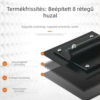Nagy méretű gumi kalapács csempe lerakásához – kőműves eszköz vastag fejű