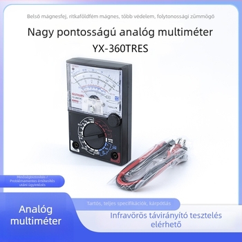 Hordozható multiméter villanyszerelőknek, kompakt, többfunkciós mérőeszköz analóg mutatóval