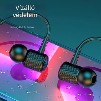 Bluetooth nyakpántos fülhallgatók sportos zajcsökkentéssel, hosszú üzemidő, vízálló, mágneses vezeték nélküli fülhallgatók