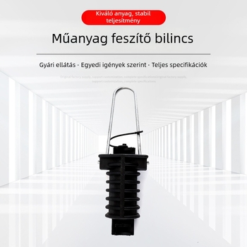 Műanyag feszítő csipesz kábelekhez, kúpos formájú csipesz