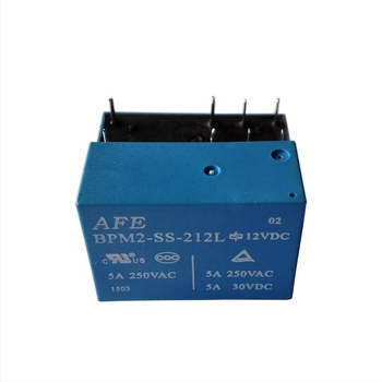 DC12V elektromágneses relé, kettős készlet, 2C, 5A, 14F