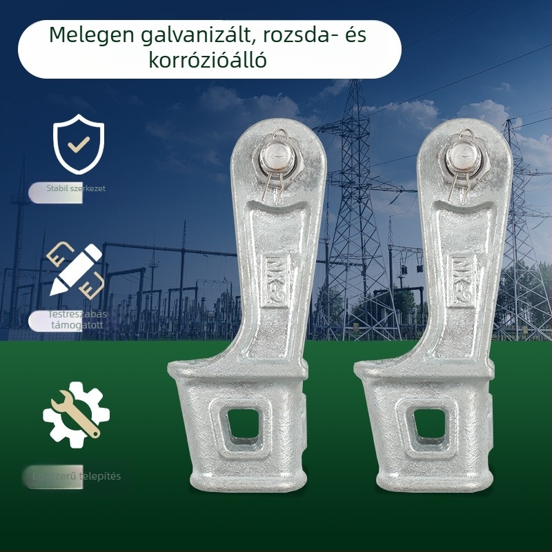 Nemzeti szabvány NX-1-2-3 kábelbilincs, kúpos alakú vonalszorító, forróhorganyzott átviteli bilincs