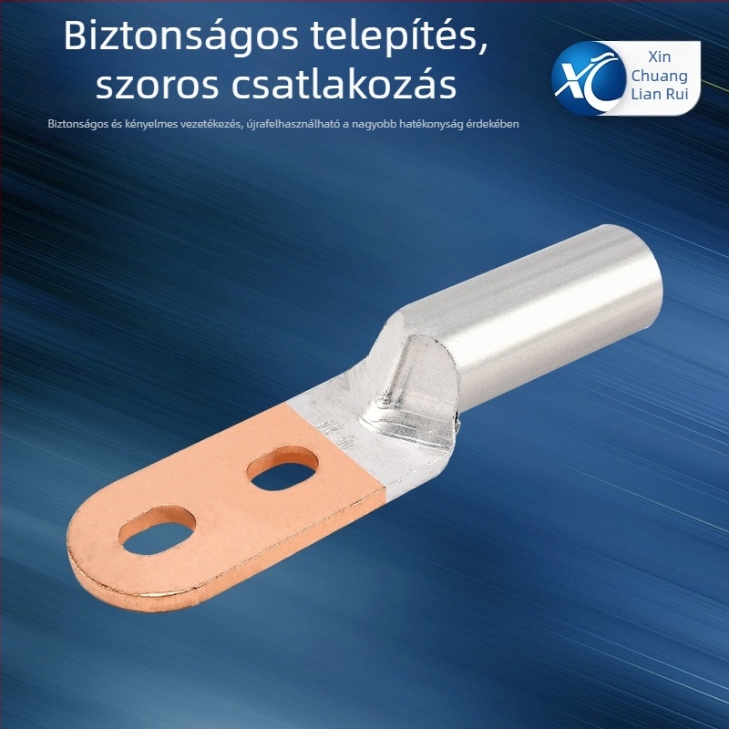 Réz- és alumínium vezeték terminál, kettős lyukú, DTLS/DTL25-630