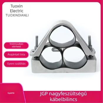 JGP hárommagos alumíniumötvözetű magasfeszültségű kábelrögzítő csipesz