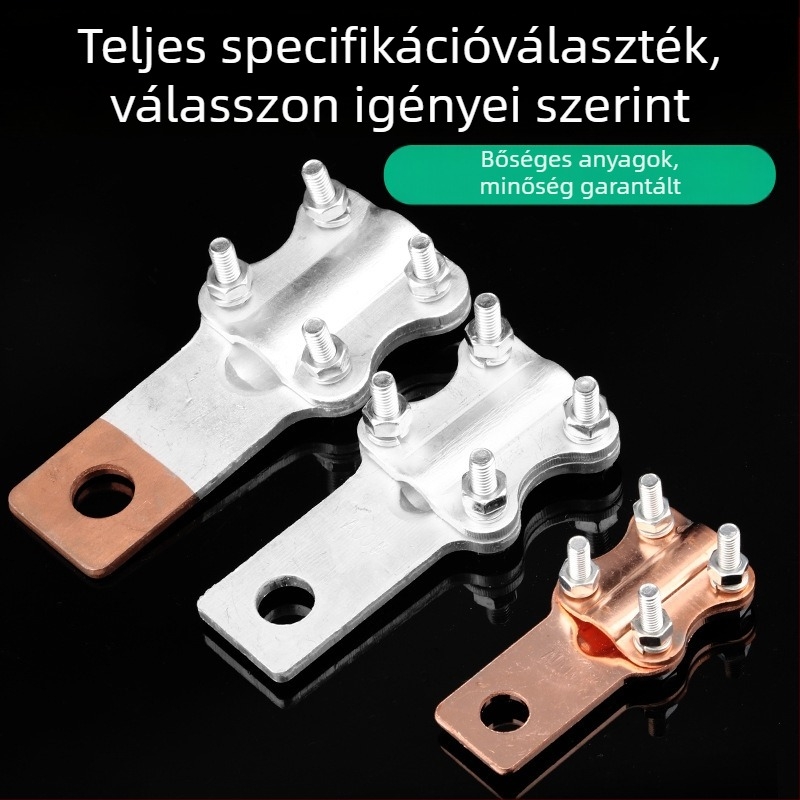 Réz- és alumínium vezetékekhez használható kábelcsipesz, JTL sorozat, átmeneti csipesz Cu–Al kapcsolatokhoz